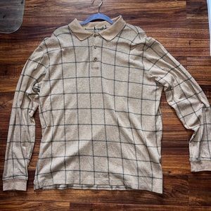 Men’s vintage button up sweater - soft/suede feel! size L/XL